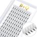 Finished eyelash fan 14D-CC-05-11 Point base eyelash extensions 3D 4D 6d 10D eyelash extension 0.05 0.07 0.10 Volume eyelashes B & q eyelashes C D curl black (14d-c-0.05.11mm) 14D-05c-11mm