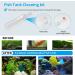 5-in-1 Fish Tank Cleaning Kit with Long Siphon Nozzle for Aquarium Maintenance - Includes Gravel Cleaner, Algae Scrapers, Betta Fish Accessories - Buy Online on GoSupps.com