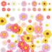 PH PandaHall 75pcs Flower Daisy Cabochons 5 Colors Resin Flower Charms Flatback Cabochons Embellishment Hair Costume Accessories for Sunglasses Shoe Phone Case Scrapbooking Decoration 9/13/22/26mm