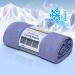 Ailemei Direct Cooling overloading ceiling for hot sleepers double-sided cold effect light breathable summer bed blankets for night sweats 127 x 152.4 cm purple throw 50 "X60"
