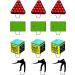 Made4You Snooker Player - Edible Cupcake Toppers - Stand-up Wafer Cake Decorations (12) - Buy Online on GoSupps.com
