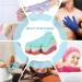 52 Pcs Exfoliating Shower Gloves | Double Sided Body Scrub Gloves | Deep Clean Dead Skin | Spa Massage Beauty Skin Accessories - 13 Colors - Buy Online on GoSupps.com