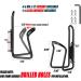 USHAKE Bike Water Bottle Cages - 2 Pack Lightweight Alloy Holder Brackets for MTB Bicycle, Black - Buy Online on GoSupps.com