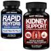 Saint Mingiano Kidney Support Cleanse Detox & Repair - with - Rapid Rehydr8 Electrolyte Tablets