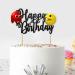 Seyal Pacmn Ghost Happy Birthday Cake Topper