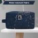 Ecohub Water-Resistant Travel Toiletry Bag for Men and Women - Wet/Dry Separation, Recycled PET, Zipper Pouch (Dark Blue) - Buy Online on GoSupps.com