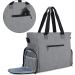 CURMIO Nurse Work Tote Bag with Padded Laptop Sleeve in Gray - Nursing Clinical Bag - Buy Online on GoSupps.com