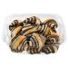 12 Bite Size Pastries | Freshly Baked Croissants | Rugelach Pastries | Breakfast Pastry or Snack | Coffee Snack | Office Snack | Preservative Free & No Coloring Added | 8 oz-Sterns Bakery(Chocolate) Chocolate Rugelach