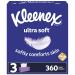 Kleenex Ultra Soft Facial Tissues, Soft Facial Tissue, (360 Total Tissues), 120 Count (Pack of 3)