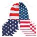 SPORT BEATS Cornhole Bags All Weather Set of 8 for Cornhole Toss Games-Regulation Weight & Size-Includes Tote Bags Stars & Stripes