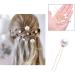 Kare & Kind 18x Pearl Bridal Hair Pins - Wedding Hair Accessories - Elegant and Classy Pins for Women Girls Bridesmaids Also for Parties Cosplay Photoshoots Daily Wear - Gold - Buy Online on GoSupps.com