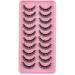 Buy 3D False Eyelashes | Handmade Natural Look Fluffy Strip Lashes - 10 Pairs (XM02) - International Shipping Available! - Buy Online on GoSupps.com