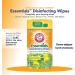 Arm & Hammer Essentials Lemon Orchard Disinfecting Wipes 2-Pack - 220 Wipes - Buy Online on GoSupps.com