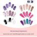 ND24 Naildesign Geln gel Starter Set Premium | Complete Gel Nail Kit with LED Lamp French & Pick-Up Gels Accessories & Funky Glitter - Made in Germany - Buy Online on GoSupps.com