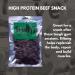 Smally's Biltong Garlic 500g Pack - High Protein, Ready to Eat Beef Snack - Gluten Free, Low Fat, No Added Sugar, No Artificial Colors or Flavors - Buy Online on GoSupps.com
