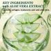 QSLYUYUAN Organic Aloe Vera Gel for Face Hydrating Pure Aloe Gel Moisturizer for After Sun Care Natural Moisturizing After Sun Lotion No Sticky Fast Absorbing Vera Lotion for Skin Face Hair and Body - Buy Online on GoSupps.com