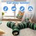 4 Way Collapsible Cat Tunnel - Interactive Kitty Toy with Storage Bag - Buy Online on GoSupps.com