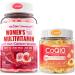 Nextdia Coq10 100mg 200mg Gummies Sugar-Free Methylated Multivitamin for Women Gummies