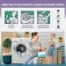 Eco-Friendly Lavender Laundry Detergent Sheets - 30 Strips for 60 Loads | Travel-Friendly Hypoallergenic No Plastic Jug - Buy Online on GoSupps.com