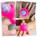 Wearable Nail Polish Holder Ring - Easy Application for Fingernail Manicure & Pedicure | Bonbon Pink Nail Polish Accessories - Buy Online on GoSupps.com