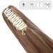 Ponytail Extension & Braid Clip | Heat Resistant Hair Extensions (Smooth + Wavy) - 18 Light Brown & Ash Blonde - Buy Online on GoSupps.com