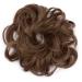 SEGO Hair Extensions - Realistic Ash Brown Wavy Tie Updo Bun | 30g Quality Hair Enhancements - Buy Online on GoSupps.com