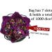 Forged Dice Co. Endless Hoard Dice Bag - Holds 1,000+ Polyhedral Dice - Dice Storage Pouch with Pockets - Black/Blue - Buy Online on GoSupps.com