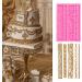 Rainmae 4 Pcs Baroque Fondant Silicone Molds - Flower Lace & Filigree Design for Cupcake Toppers & Crafting - Style 5 - Buy Online on GoSupps.com