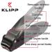 Men's Nail Clippers with Catcher - KLIPP Razor-Sharp Heavy Duty Self-Collecting Cutters for Impeccably Manicured Nails - Includes Ziplock Pouch - Buy Online on GoSupps.com