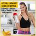 Everlast FIT 600ML Shaker Bottle - Leak Proof - Shaker Bottle with Spiral Whisk Blender Ball BPA/DEHP-Free Easy to Clean Perfect for Mixing Protein shakes. (RED) - Buy Online on GoSupps.com