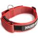 Julius K9 Color & Gray Series Adjustable Neck Band with Handle - 50mm (49-70cm) - Safety Closure - Red-Gray for Dogs - Buy Online on GoSupps.com