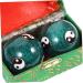 Homsfou 2-Pack Metal Massage Tools | Stress Relief Handballs & Chinese Meditation Balls for Adults | Best Massage Roller Balls for Relaxation - Buy Online on GoSupps.com