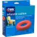 Carex Inflatable Donut Cushion - for Tailbone Pain Hemorrhoids Sciatica - Relief Cushion for Office Chair Car Seats Travel Wheelchair - Buy Online on GoSupps.com