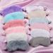 12 Pcs Sleeping Mask Set - Plush and Silk Eye Covers for Sleepover - Adjustable Blindfolds for Men and Women - Light Color - Buy Online on GoSupps.com