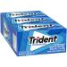Trident Sugar Free Peppermint Gum Superpak Chewing Gum Pack of 12 Peppermint 168 count (Pack of 1)