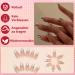 Buy Oval Short Artificial French Press On Nails - Silver Short Square Soft Gel Nail Tips | Mrcuvaryas | Full Cover - Buy Online on GoSupps.com