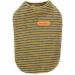 Paidful Striped Cotton T-Shirt for Small Dogs - Summer Apparel for Puppies Chihuahuas & Yorkies | XXL Yellow (Back Length 40cm Bust 52cm) - Buy Online on GoSupps.com