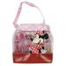 Markwins Minnie Mouse Beauty handbag with various lipsticks nail polish colors rings and lip gloss to apply