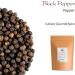 Poivre Noir Grain Entier Biologique - Poivre Noir Gourmet - Poivre Noir Pour Meuleuses - Poivrons Grains De Poivre Noir Bio Poivre Noire Poivre En Grain Poivre Noir En Grains Poivre Grain - Buy Online on GoSupps.com