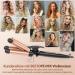 Welle Iron for Hair - Bestope 3-Barrel 22mm Mermaid Curling Iron | Quick Heating Beach Waves for Long & Short Hair | Red Gold - Buy Online on GoSupps.com