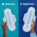 Always Maxi Feminine Pads Size 5 Extra Heavy Overnight Absorbency 108 Count (3 Packs of 36) - Unscented with Wings - Buy Online on GoSupps.com