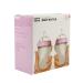 Comotomo Natural Feel 8oz. Bottle 4 Pack - Pink