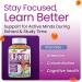 Focus Gummies for Kids | Teen Focus Vitamins for Memory, Attention & Clarity with Plant-Based Omega-3 DHA Teen Vitamins | Delicious Orange Flavor 60 Gummies - Buy Online on GoSupps.com