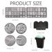 Niceneeded Nail Art Stamping Kit - 2 Rectangle & 4 Round Plates Nail Stamp & Scraper | DIY Nail Decoration Tools - Buy Online on GoSupps.com