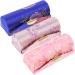 Healifty lipstiftetui with mirror elegant wallet lipstick holder organizer cosmetic storage case for women female 3 pieces