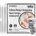 AUSLKA Zebra Blackhead Pore Strips (60 Counts), with Blackhead Remover Comedone Extractor Acne Removal Kit, Deep Cleansing Charcoal Strips Zebra Pore Strips - 60 Strips