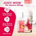 Juizy WoW Sugar-Free Cherry Lemon Syrup | 6 x 65ml | Zero Calories Vegan Beverage Concentrate | Up to 72L Natural Drink | More Juice Less Calories - Buy Online on GoSupps.com
