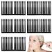 100PCS Sticky Ear Wax Remover Disposable Adhesive Ear Digging Stick Earwax Removal Swabs Safe and Portable Suitable for Children and Adults (Black)