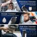 Lopeie Rechargeable Beard Trimmer for Men - All in One Cordless Grooming Kit - IPX7 Washable Clippers for Beard, Face, Nose - Fathers Day Gift - White - Buy Online on GoSupps.com