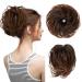 Hair Scrunchies Hair Bun Synthetic Hair Bun with Elastic Rubber Band Messy Bun Wig Hair Bun Curly Hair Bun Donut Hair Ties Women Hair Bun Women Hair Bun (Size : 1 PC Color : 1BT30) 1 PC 1BT30
